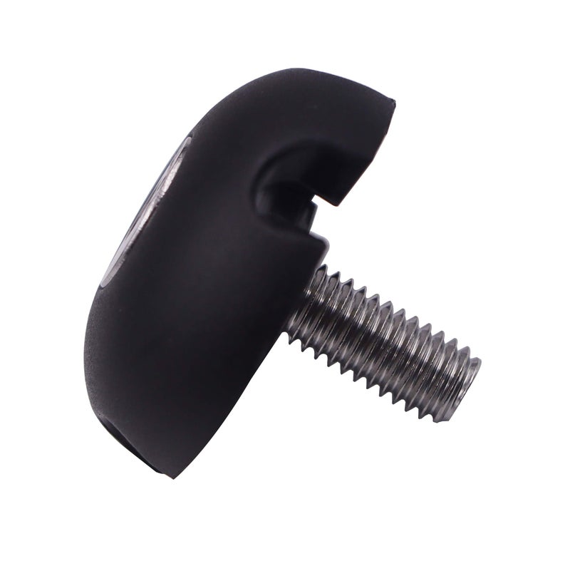 METER STAR 10 Pack of Deck Line Guide Slotted Round Out Fitting with 304 M6 Screw Kit for Boat Canoe Kayak,Give Free Install Tools - Image 4